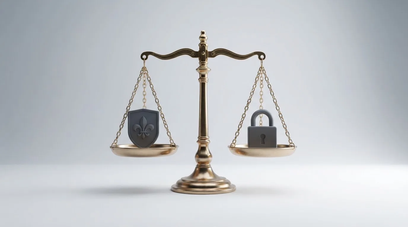 Logo stylisé de l'Autorité nationale des jeux à côté d'un symbole de balance de la justice