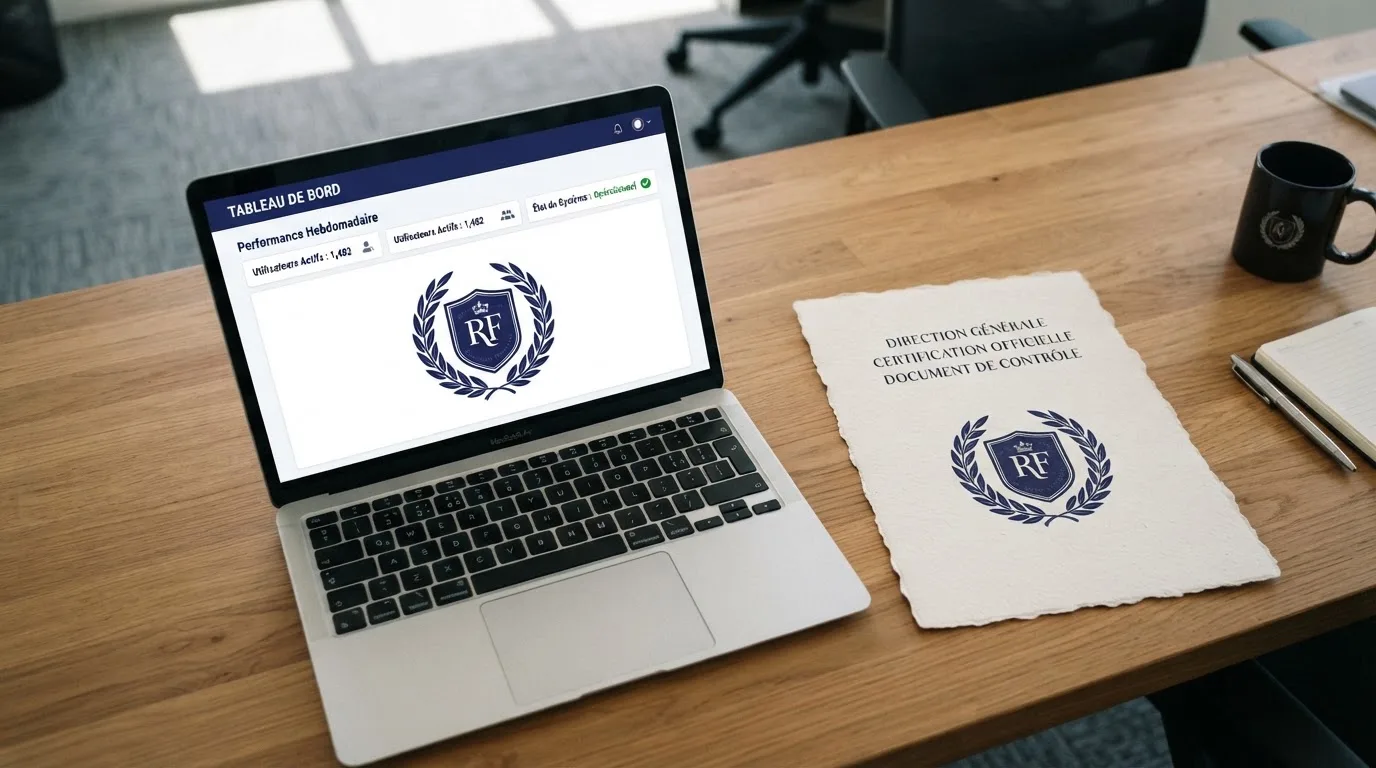 Le logo de l'Autorité nationale des jeux sur un document officiel imprimé